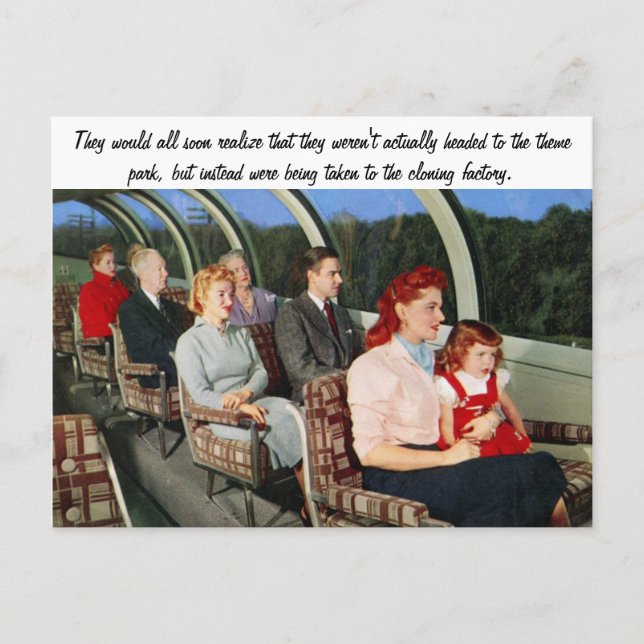 Carte Postale Funny Retro (Devant)