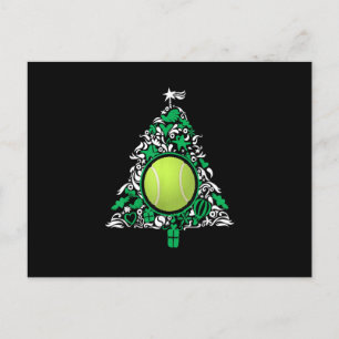 Carte Postale Funny Tennis Ball Christmas Tree Decorations Xmas