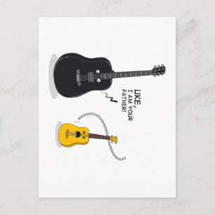 Carte Postale Funny Uke, je suis ton Père ! Coussin