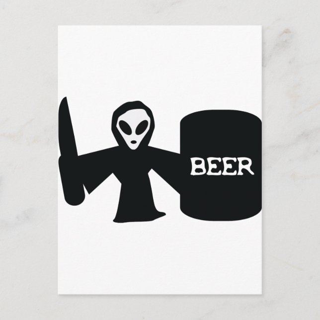 Carte Postale fusil alien (Devant)