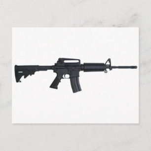 Carte Postale Fusil d'assaut AR15