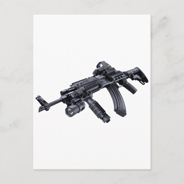 Carte Postale Fusil d'assaut tactique AK-47 d'EOTech (Devant)