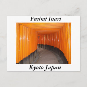 Carte Postale Fusimi Inari À Kyoto Japon