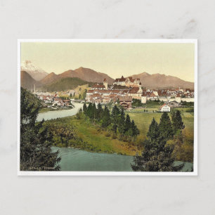 Carte Postale Fussen, Bavière, Allemagne Photochrom vintage