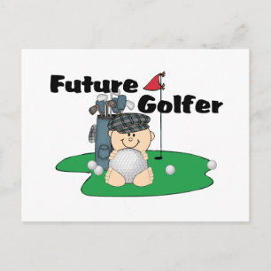 Carte Postale Futur Golfeur