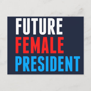 Carte Postale Futur présidente
