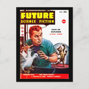 Carte Postale Futur septembre 1956_Pulp Art