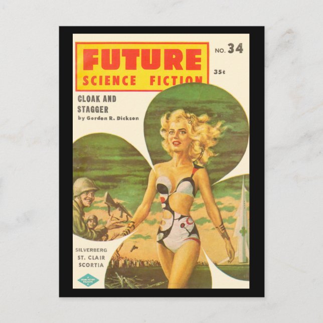 Carte Postale Futur (série 2) entier n34 (1957-Fa.Columbia)_Pul (Devant)