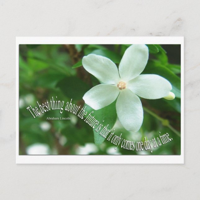 Carte postale Futur un jour à la fois (Devant)