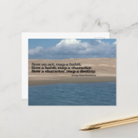 G. D. Boardman Citation inspirée "Sow an act"