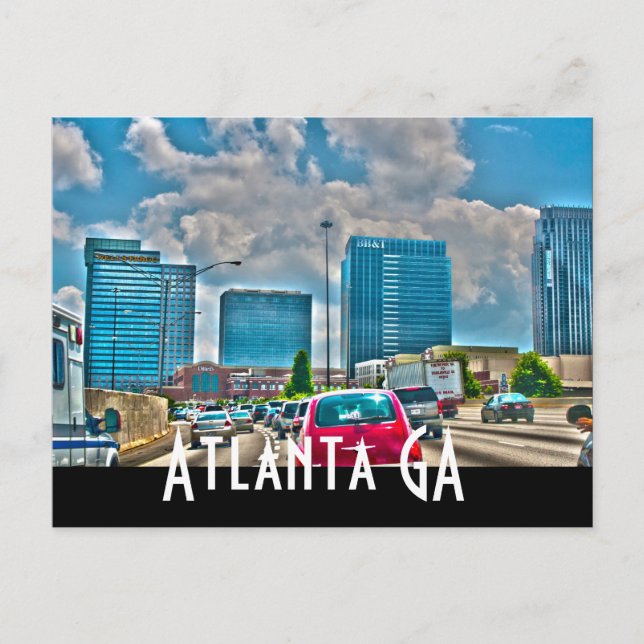 Carte Postale GA d'Atlanta (Devant)