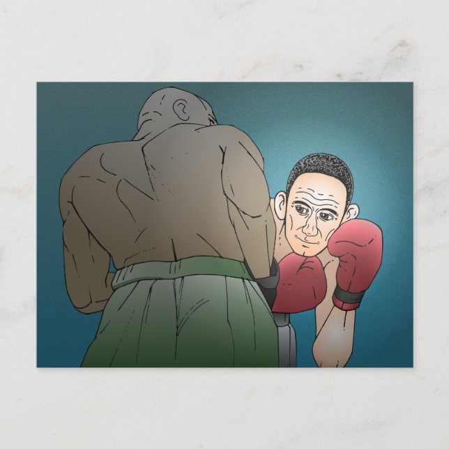 Carte Postale Gagner ou perdre (Devant)