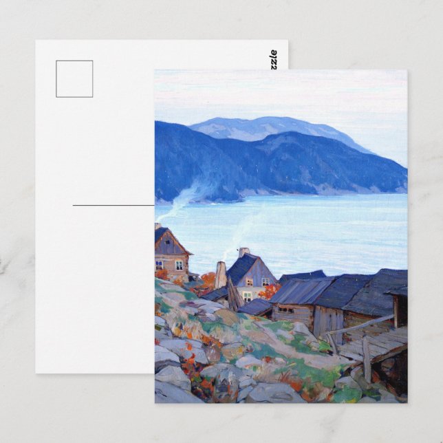 Carte Postale Gagnon - Soirée sur la rive nord (Devant / Derrière)