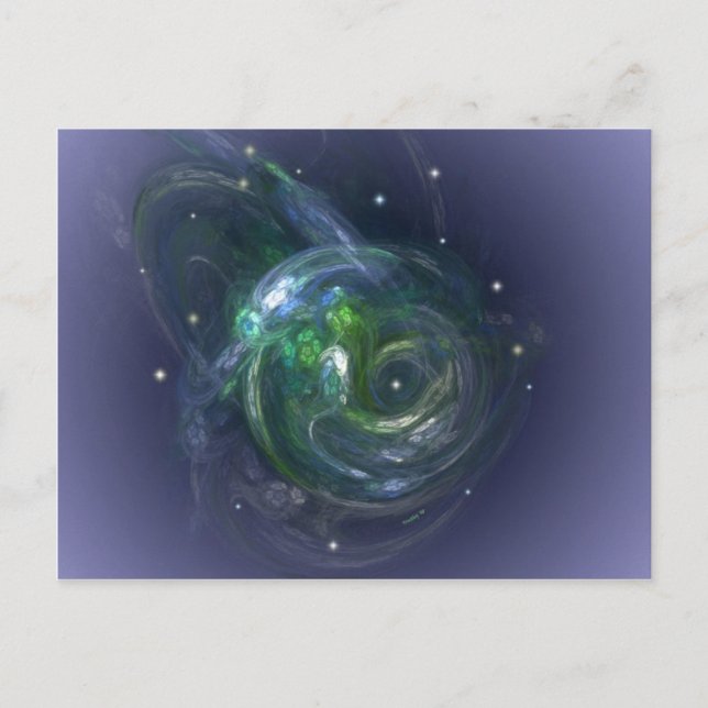CARTE POSTALE GAIA LA PLANÈTE VIVANTE (Devant)
