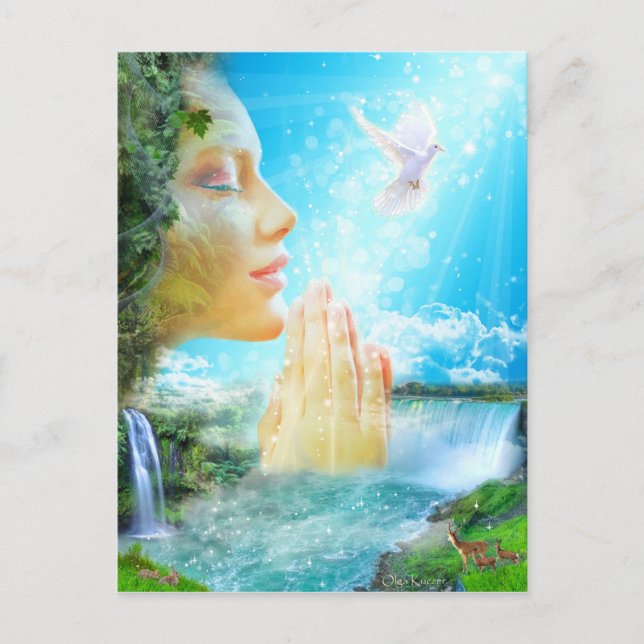 Carte Postale Gaia - l'esprit de la Terre vivante (Devant)