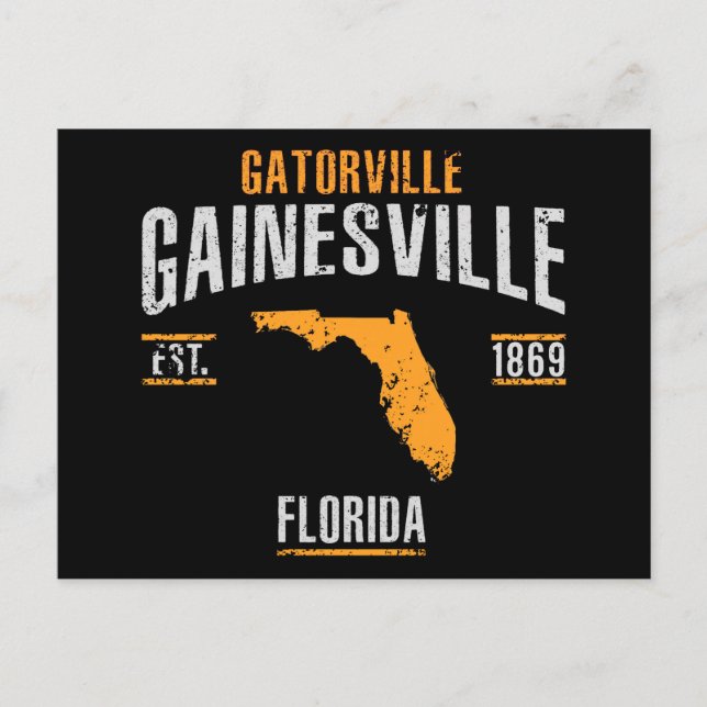 Carte Postale Gainesville (Devant)