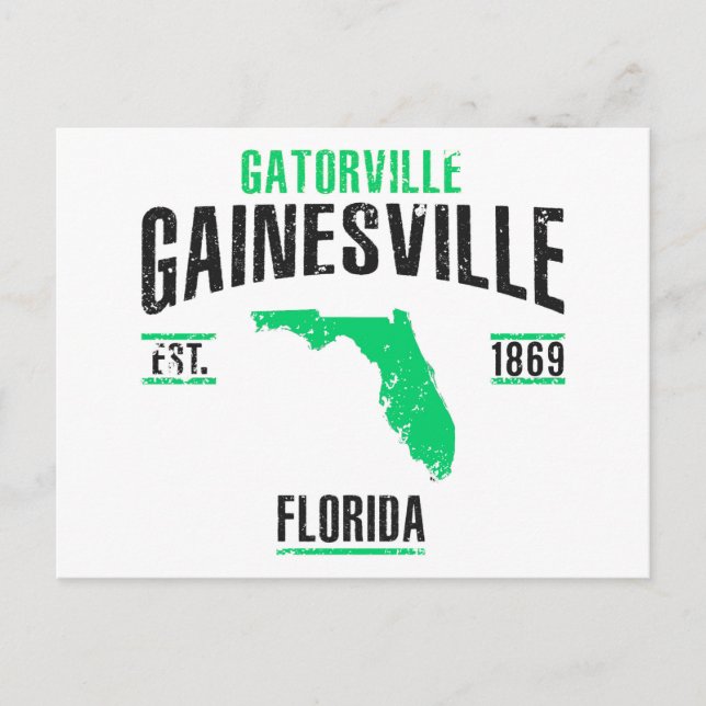 Carte Postale Gainesville (Devant)