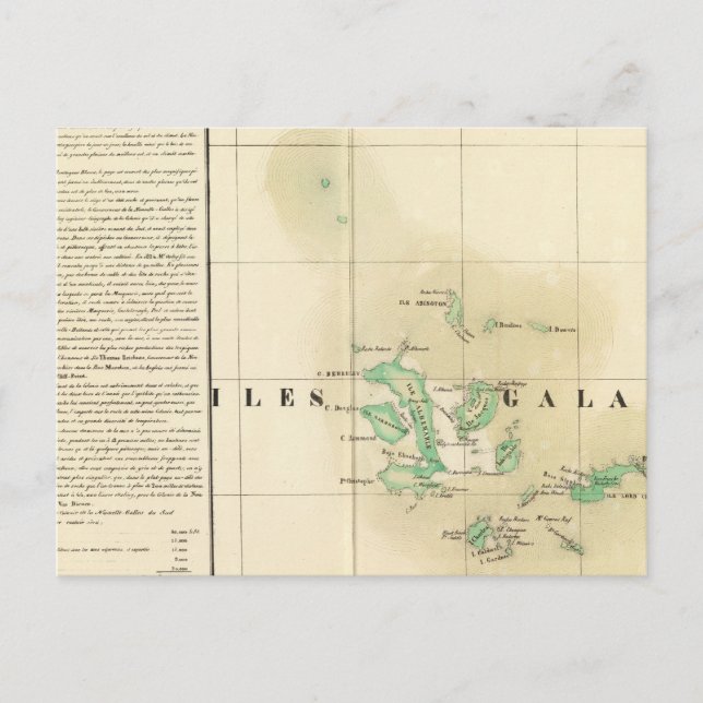 Carte Postale Galapagos Océanie no 17 (Devant)