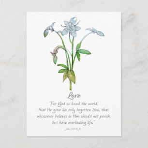 Carte Postale Galates Fruit de l'Esprit Amour Jean 3 16 