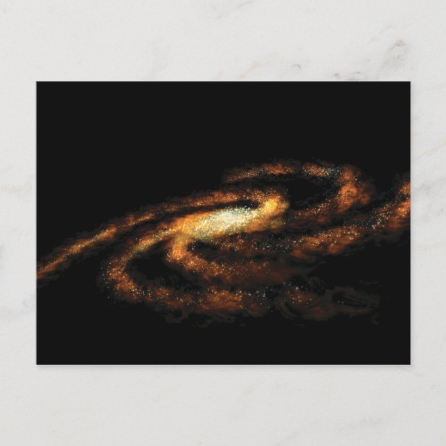 Carte Postale Galaxie de la Voie Lactée (Devant)