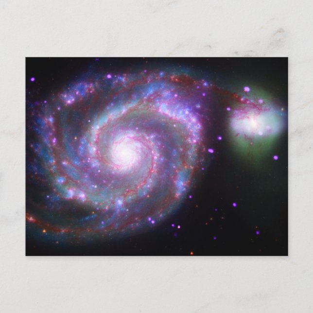 Carte Postale Galaxie du tourbillon M51 : Une beauté classique (Devant)