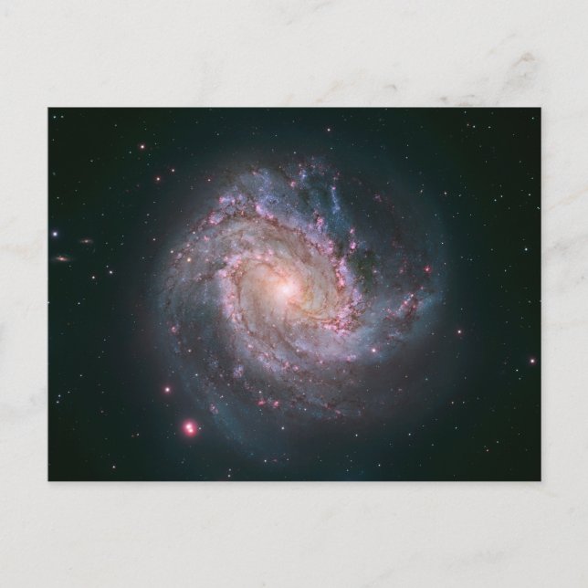 Carte Postale Galaxie spirale barrée Messier 83. 2 (Devant)