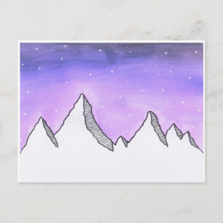 Carte postale Galaxy Mountain