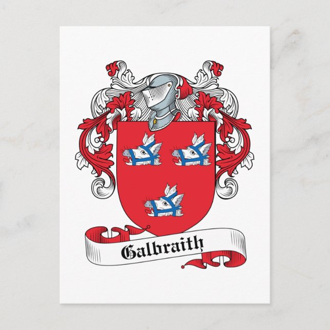 Carte Postale Galbraith Family Crest (Devant)