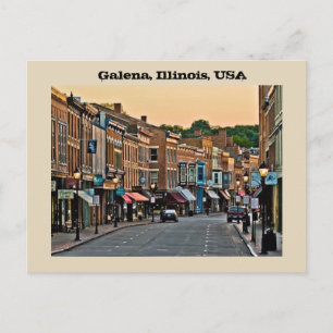 Carte Postale Galena, Illinois, États-Unis