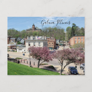 Carte Postale Galena, Illinois Keepsaké Memorabilia