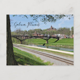 Carte Postale Galena, Illinois Keepsaké Memorabilia 