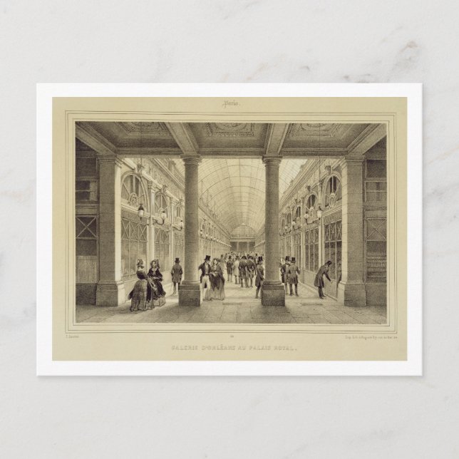 Carte Postale Galerie d'Orléans au Palais Royal, de Paris (Devant)