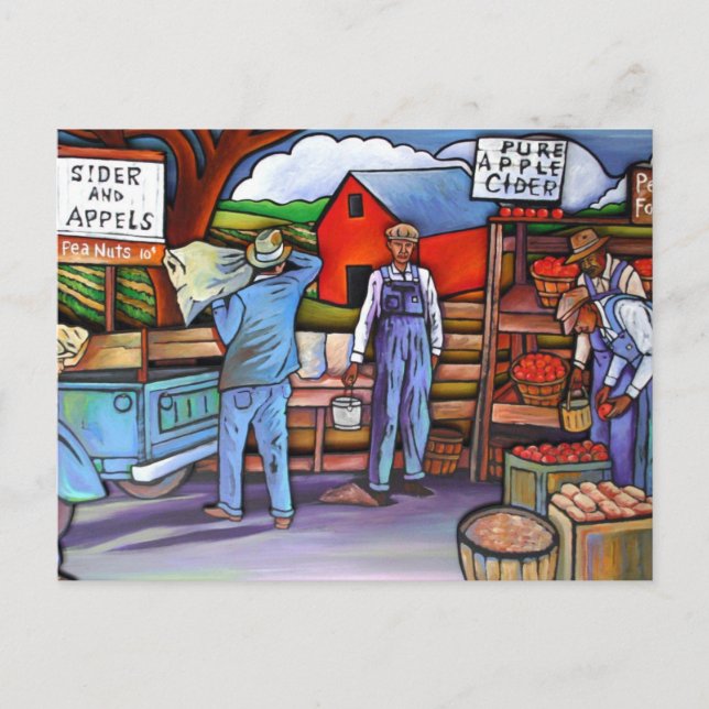 Carte Postale Galerie Grey : Les Fruits Du Travail (Devant)