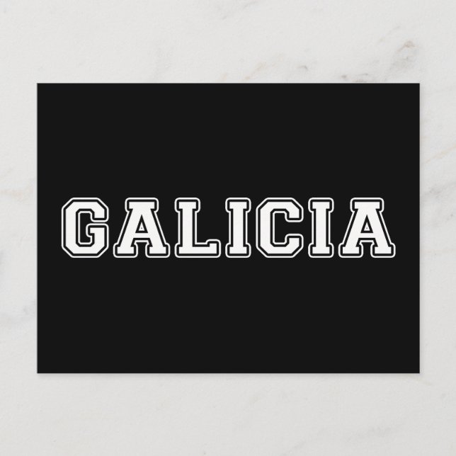 Carte Postale Galice (Devant)