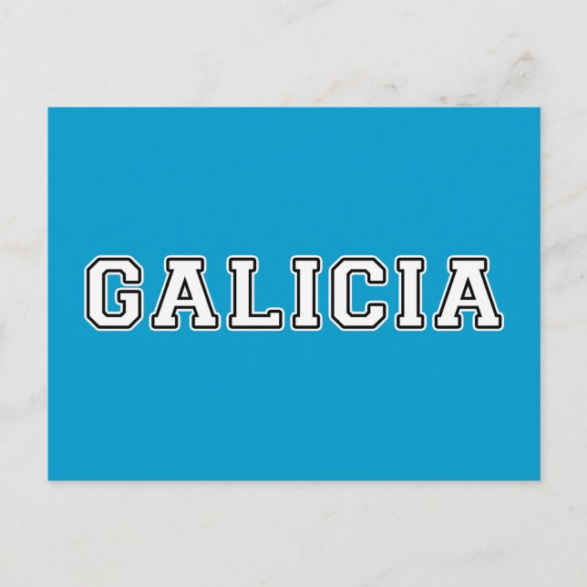 Carte Postale Galice (Devant)