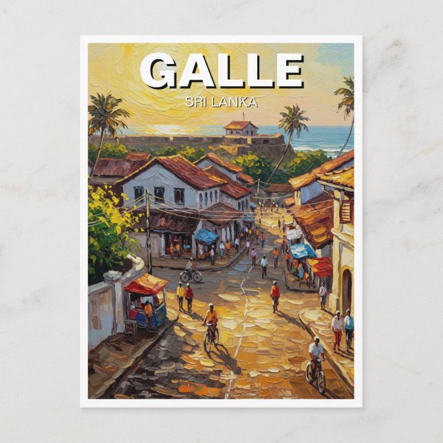 Carte Postale Galle Old Town Sri Lanka (Devant)