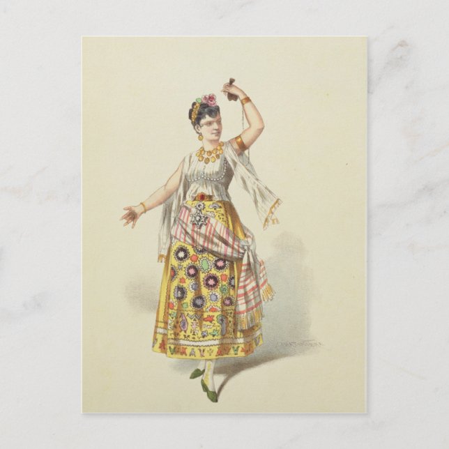 Carte Postale Galli Marie dans le rôle de Carmen (Devant)