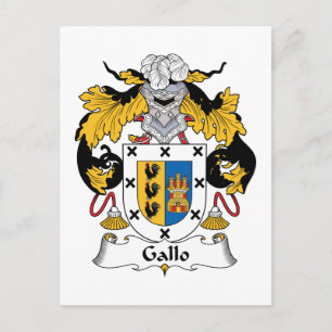 Carte Postale Gallo Family Crest
