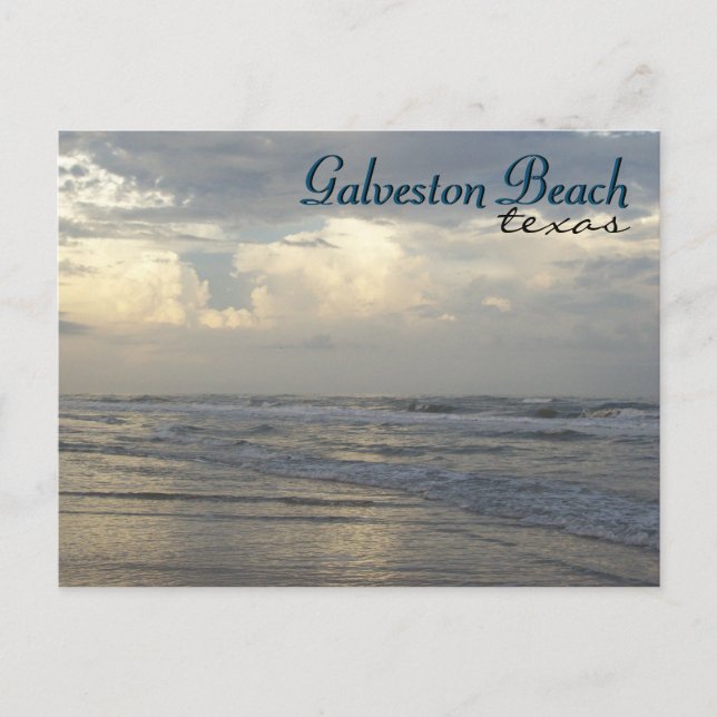 Carte Postale Galveston Beach Texas Travel (Devant)