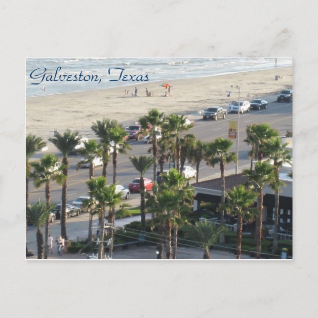Carte Postale Galveston, le Texas Postcard-3 (Devant)