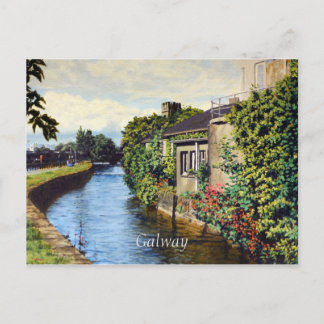 Carte Postale Galway City Irlande Pittoresque Canal View