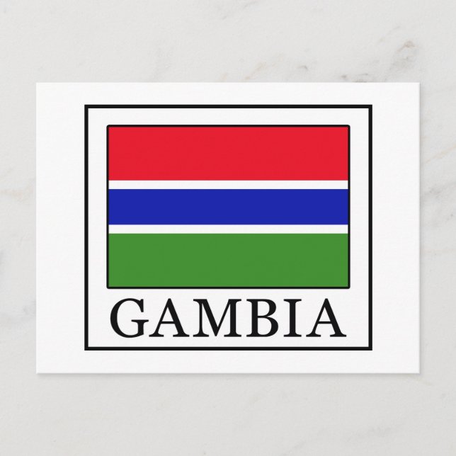 Carte Postale Gambie (Devant)