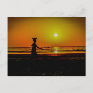 Carte postale Gambie Sunset