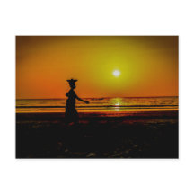 Carte postale Gambie Sunset