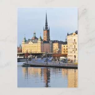 Carte Postale Gamla Stan à Stockholm, Suède