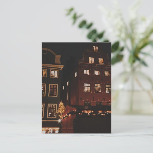 Carte Postale Gamla Stan - Vieille Ville Stockholm - Suède (Debout devant)