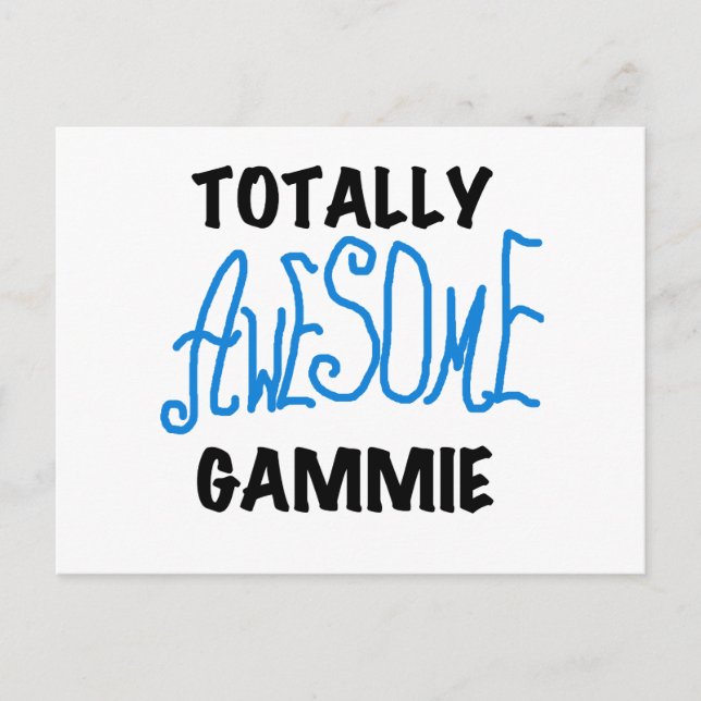 Carte Postale Gamme absolument géniale Tshirts et cadeaux bleus (Devant)