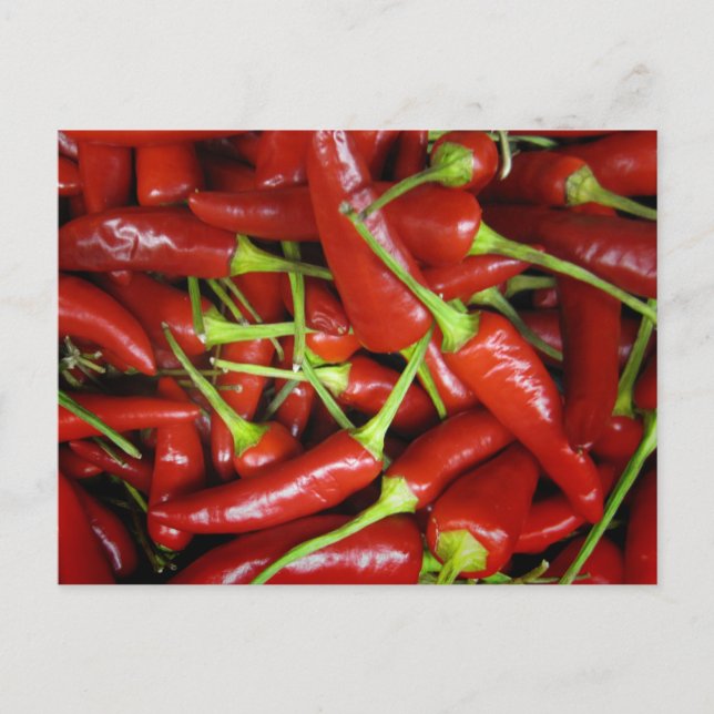 Carte Postale Gamme de cadeaux Red Chili Peppers (Devant)