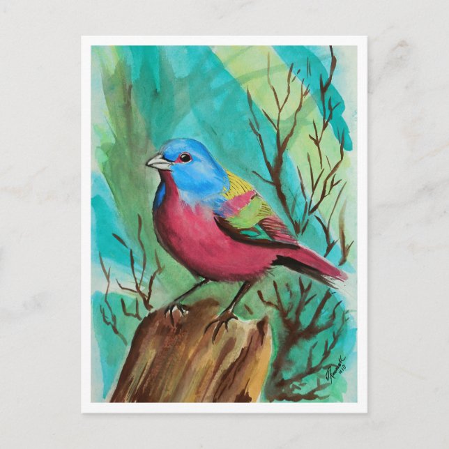 Carte Postale Gamme d'oiseaux (Devant)