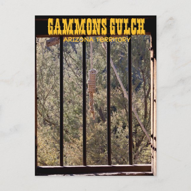 Carte postale Gammons Gulch Souvenir (Devant)